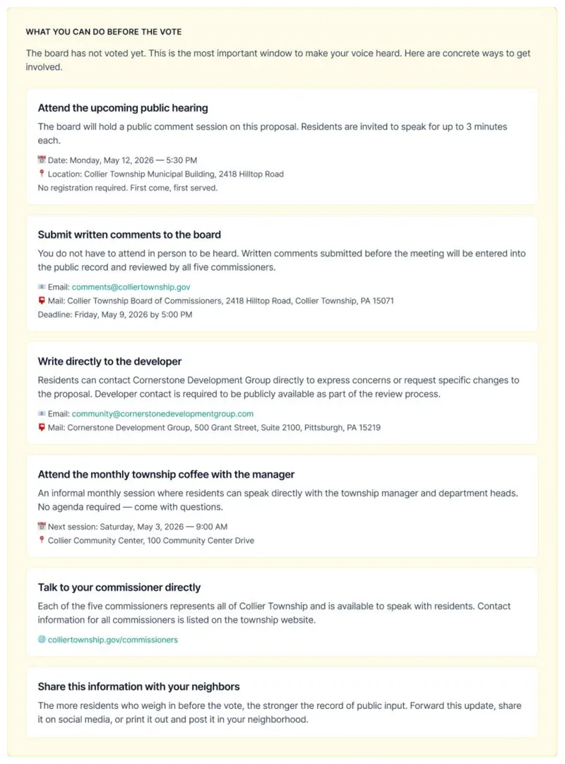 Resident prototype: what you can do before the vote