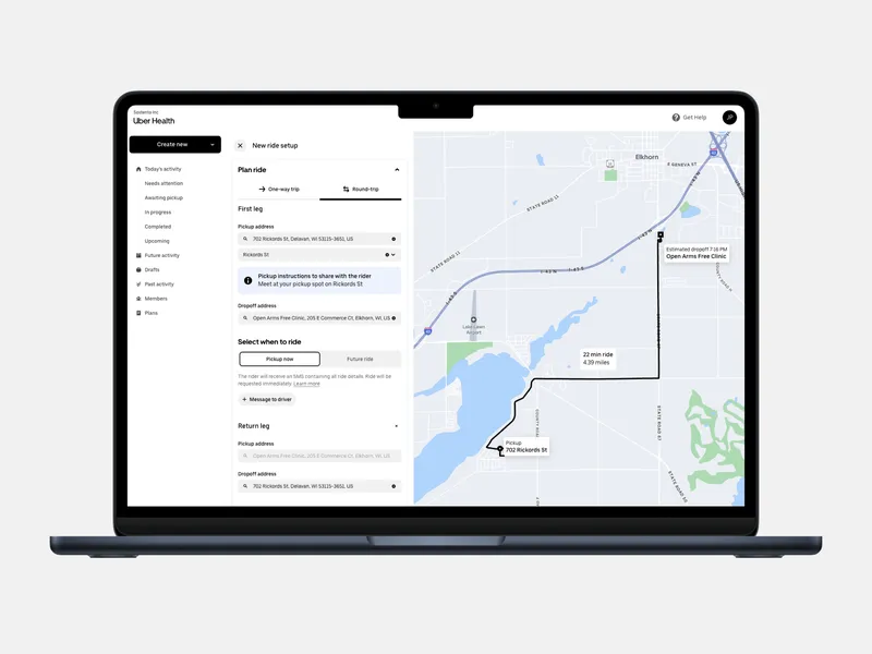 The program view on device